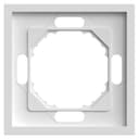 Рамка STEKKER PFR00500101 1местная серия Эмили белый фарфор soft touch 49884