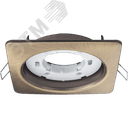 Светильник NGX-S2-007-GX53 Квадрат черненая бронза Navigator Group