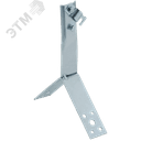 Держатель проводника круглого 6-10мм винтовой для конька h=80мм оцинкованная сталь HDZ IEK