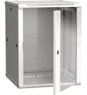 Шкаф настенный ITK 19` 15U 2-х секционный, 600*600, стекло. дверь LWR3-15U66-GF