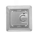 Термостат теплого пола электронный 10A датчик матовый хром