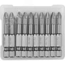 Биты "X-DRIVE" торсионные кованые, обточенные, , Cr-Mo сталь, тип хвостовика E 1/4", PH2, 50мм, 10шт