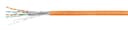 Кабель Cabeus SSTP-4P-Cat.7-SOLID-IN-LSZH (S/FTP, CAT.7, LSZH, 305 м, оранжевый) (7469c)