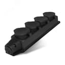 Колодка четырехместная однофазная с заглушками (каучук)