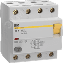 Выключатель дифференциальный (УЗО) KARAT ВД3-63 4P 25А 10мА 6кА тип AC