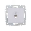 KARINA Розетка телефонная евро белая (10шт/120шт)