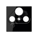 Накладка для телевизионной розетки (SAT-TV-FM) Серия A500 Материал- термопласт Цвет- черный JUNG