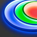 Лента герметичная MOONLIGHTTOPB8413x12mm 24V RGB 12 Wm IP67 5m wire x2 Arlight Вывод кабеля боковой 041485