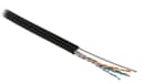 Кабель витая пара 5е на 4 пары Hyperline UUTP4-C5E-S24-SW-OUT-PE-BK-500 (500 м)