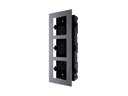 Рамка монтажная на 3 модуля Hikvision DS-KD-ACF3/Plastic, врезная с пластиковым монтажным основанием