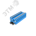 Клемма TP 1-1 проходная Push-in, сечение 2,5 мм. кв., синяя SUPU