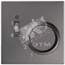 Крышка для регулятора температуры воздуха помещений  антрацит