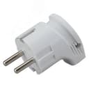 Вилка с/з угловая 16A белая Vx3-W (24/480/3840) Б0039678 ЭРА