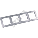 MASTER Рамка на 4 поста, серебро