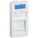 Вставка 45х22.5мм для 1 модуля Keystone Jack с маркером