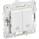 SKANDY Выключатель жалюзи 10А SK-V12W арктический белый IEK