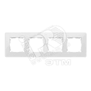 Рамка 4 поста белая