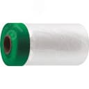 Укрывная пленка с пвх-лентой, 270 см х 17 м, статически заряжена, 7 мкр. FIT