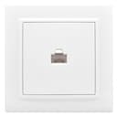Минск Розетка RJ-45 1-местная СП белая EKF Basic
