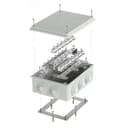 Коробка огнестойкая для кабель-канала 40-0460-FR6.0-12 Е15-Е120 RAL1001 85х85х45 (44 шт/кор) Промрукав