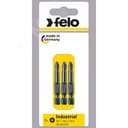 Бита крестовая PZ 1/PZ 2/PZ 3X50, 3 шт в блистере Felo