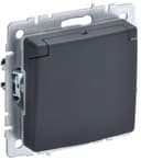 BRITE Роз. с з/к/ш с кр. 16А IP20 РСбш10-3-БрГ граф. IEK (BR-R16-16-K53)