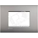 LivingLight Рамка AIR 3 поста Матовый никель