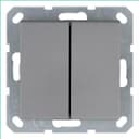 Переключатель проходной 2-кл. 10А IP20 механизм алюм. Jasmart G3022S