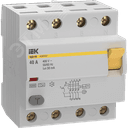 Выключатель дифференциальный (УЗО) KARAT ВД3-63 4P 40А 30мА 6кА тип A IEK