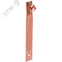 Держатель проводника круглого 6-10мм винтовой прямой h=80мм медь IEK