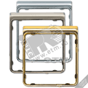 Рамка внешняя цветная синий металлик