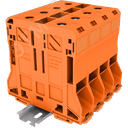 Клемма сильноточная TP 1-1 проходная Push-in, сечение 95 мм. кв., оранжевая