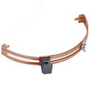 Держатель проводника круглого 6-8мм для конька медь IEK