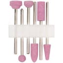 Шарошки для шлифовки изделий из стали и цветных металлов, алюминий-оксидные, мини, набор 6 шт