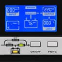 Источник бесперебойного питания HIDEN EXPERT UDC9206S-RT, встроенные акб в корпусе (9А/ч х 16шт),6 kVA/6 kW (PF=1), ЗУ 10А