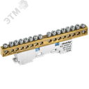 TEKFOR Шина N ноль изолированная на универсальном держателе 8х12-16-С IEK