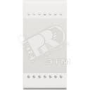 LivingLight Переключатель промежуточный с механическими клеммами 1 модуль белый