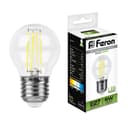 Лампа светодиодная Feron LB61 Шарик E27 5W 4000K 25582