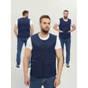 Жилет утепленный База (тк.Смесовая,210), т.синий, р. 44-46