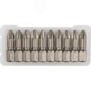 Биты "X-DRIVE" торсионные кованые, обточенные, , Cr-Mo сталь, тип хвостовика C 1/4", PH2, 25мм, 10шт