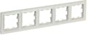 Рамка 5-м BRITE РУ-5-БрЖ жемчуж. IEK BR-M52-K36