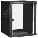 Шкаф LINEA WE 15U 600x650мм дверь стекло черный ITK
