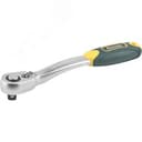 Трещотка для торцовых головок "PRO", Сr-V сталь, 72 зубца, изогнутая, 1/2"