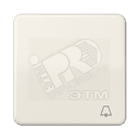 Клавиша с символом звонок слоновая кость