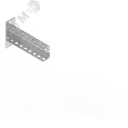 Консоль 60х40 основание 100 облегченная П-образная