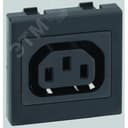 Connect Адаптер с гнездовым разъёмом С13, мама (IEC3200), К45, графит