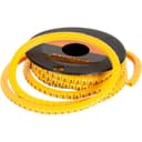 Кабельный маркер цифра "9", желтый, 500 шт. NIKOMAX NMC-CMR-9-YL-500