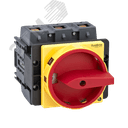 ВЫКЛЮЧАТЕЛЬ-РАЗЪЕДИНИТЕЛЬ 3P 175A С КРАСНОЙ РУКОЯТКОЙ НА ДВЕРЦУ 4 ВИНТАМИ