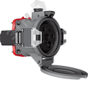 Механизм розетки 400A, 380-440V, 3Р+Е+2 доп. контакта IP67, DS4 AlpenBox