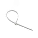 Хомут-стяжка кабельная нейлоновая 150x2,5 мм, белая, упаковка 100 шт, REXANT